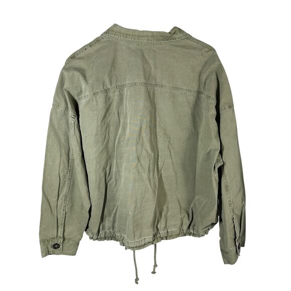 Velvet by Graham & Spencer Nicola Casual Jacket Size Large Green - Picture 2 of 13